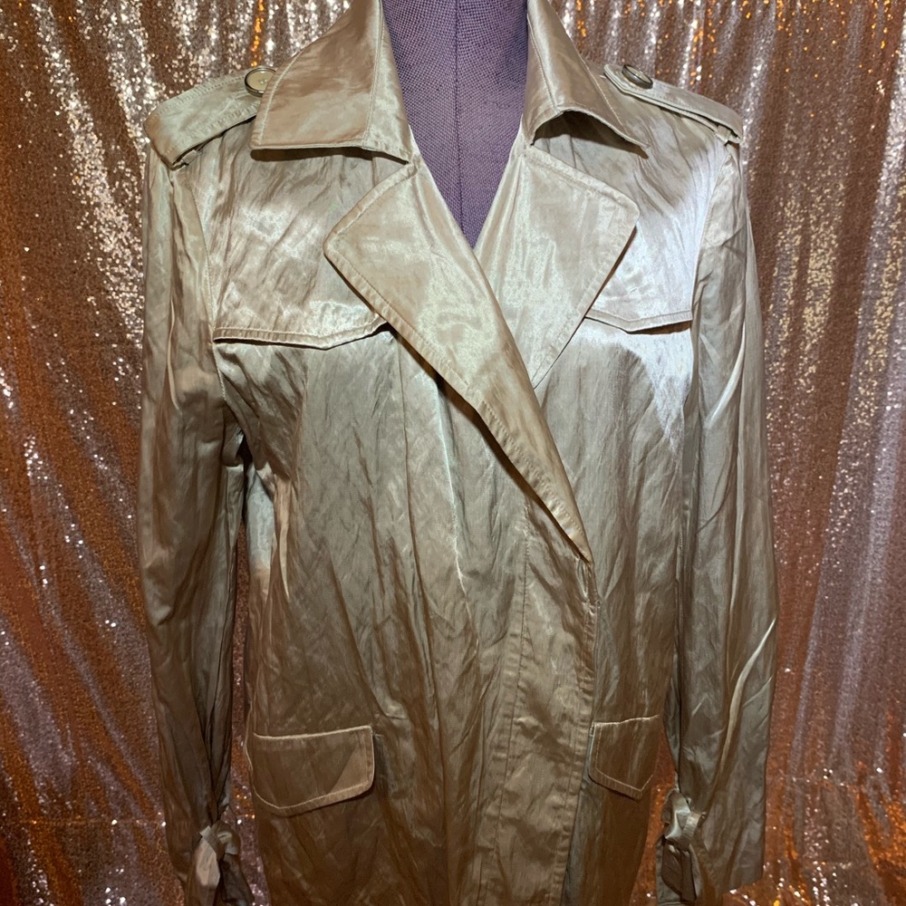 Talbots Women’s Outerwear Jacket Size: 16 XL Gold